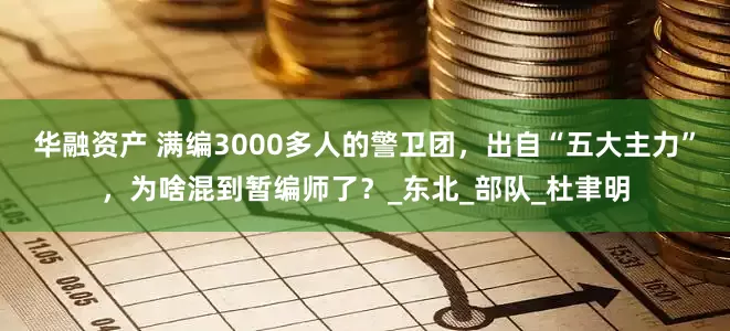 华融资产 满编3000多人的警卫团，出自“五大主力”，为啥混到暂编师了？_东北_部队_杜聿明