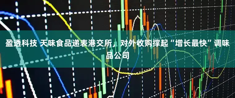 盈透科技 天味食品递表港交所，对外收购撑起“增长最快”调味品公司