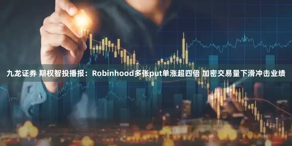 九龙证券 期权智投播报：Robinhood多张put单涨超四倍 加密交易量下滑冲击业绩